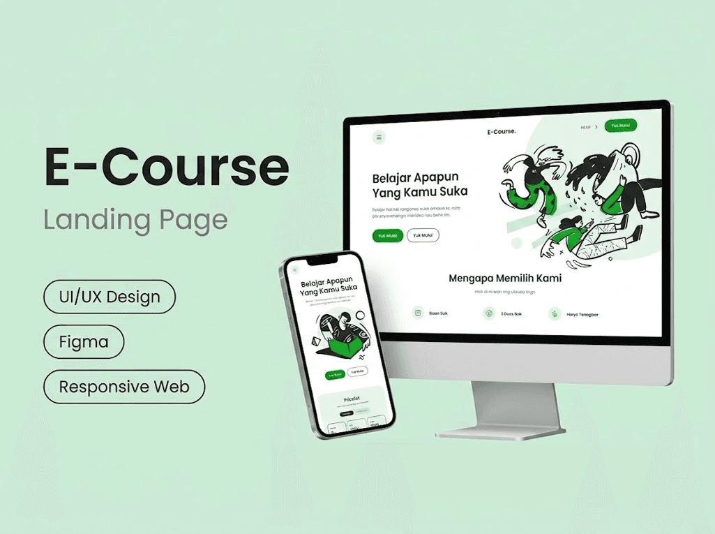 E-Course - Landing Page