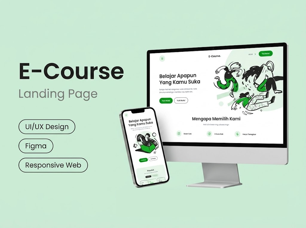 E-Course - Landing Page