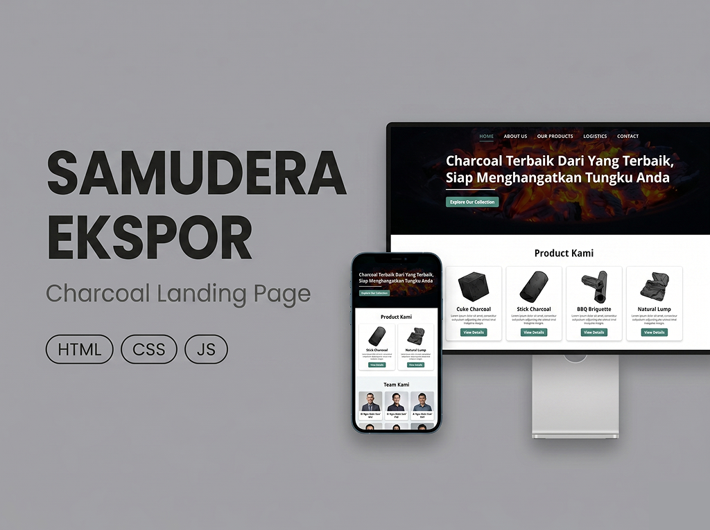 Samudera Ekspor - Landing Page